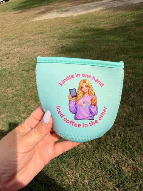 "Kindle in One Hand" Cup Sleeve