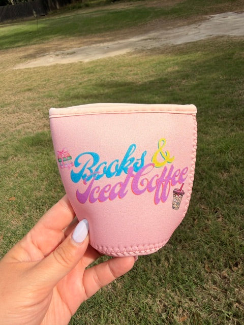 "Books & Coffee" Cup Sleeve